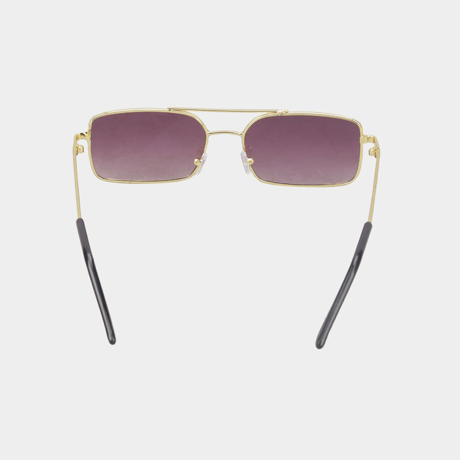 Men's Metal Gradient Square Sunglasses, , large image number null