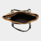 Women's Mustard Polyurethane Tote Bag, , small image number null