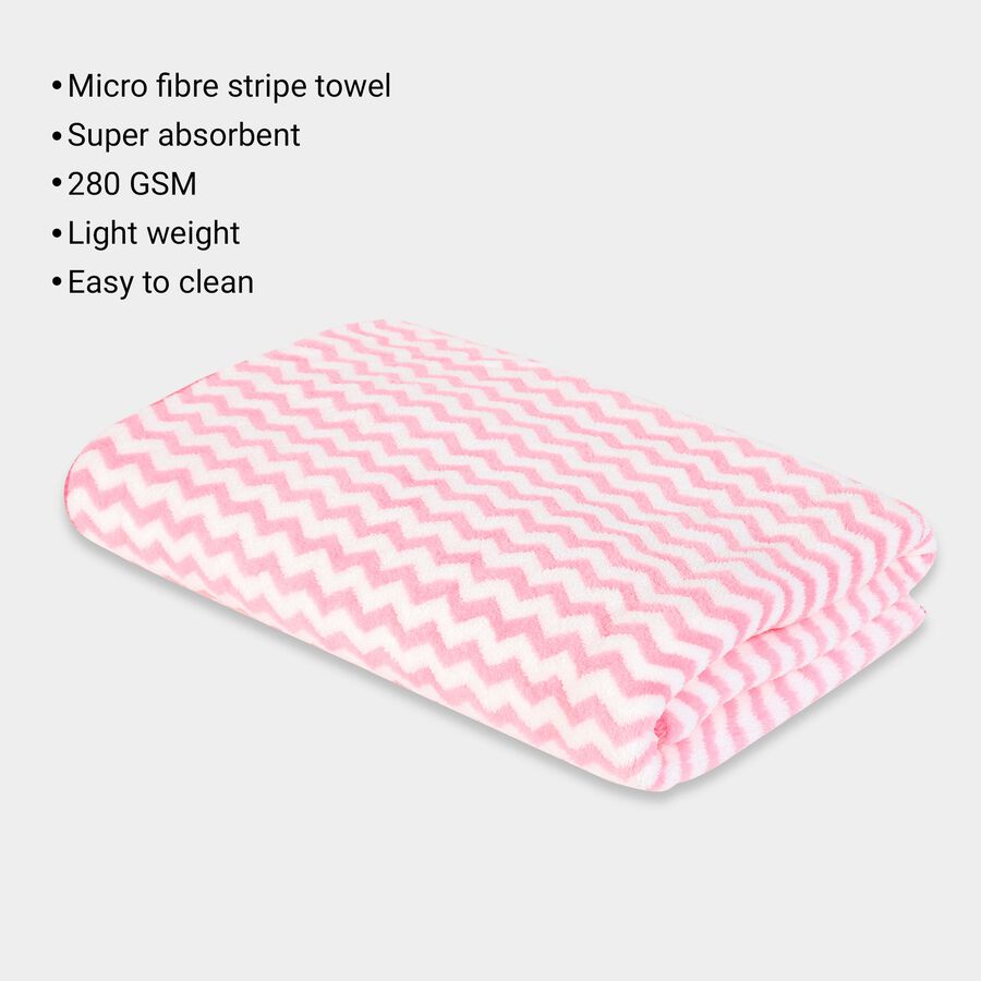 Microfiber Bath Towel, 280 GSM, 65 X 137 cm, , large image number null