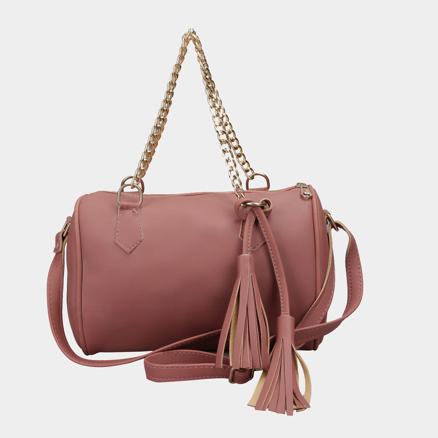 Women Embellished Red Sling Bag, , large image number null