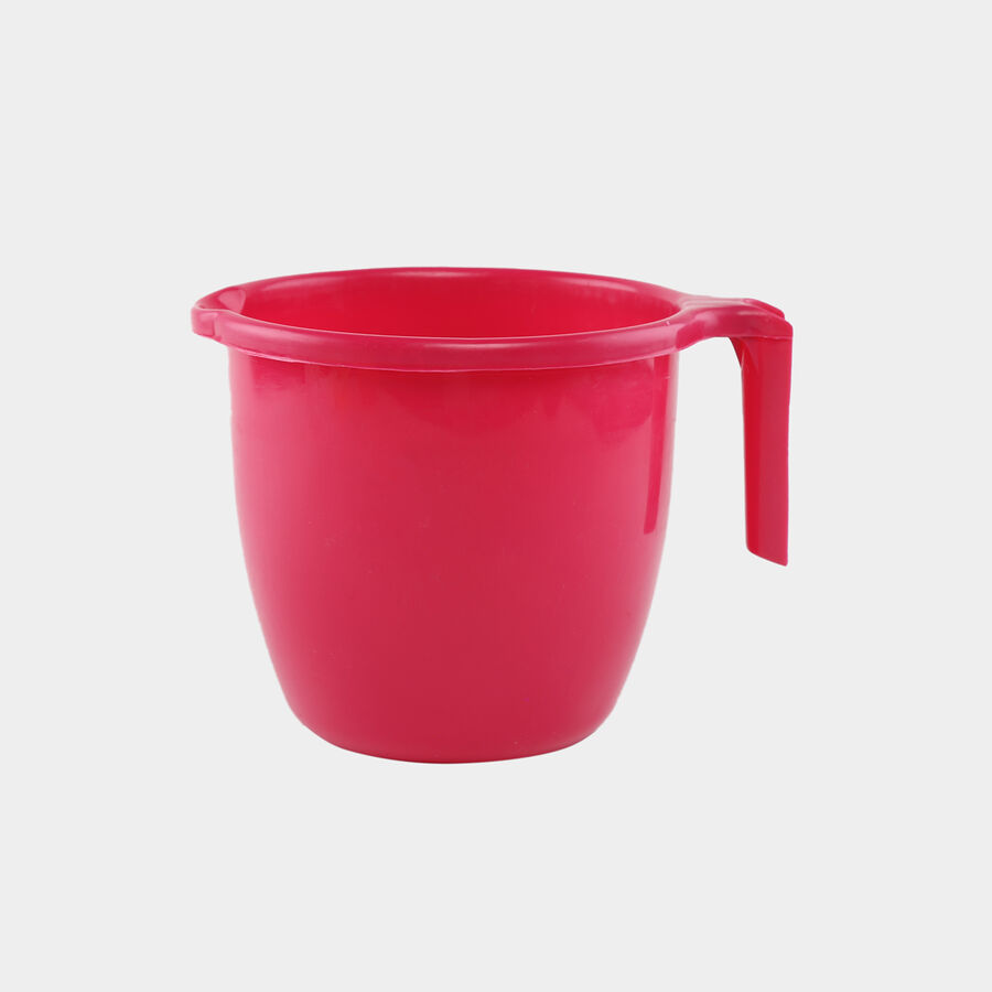 Plastic Bath Mug Plastic Plain Bath Mug, 1.5 L - Colour/Design May Vary, , large image number null
