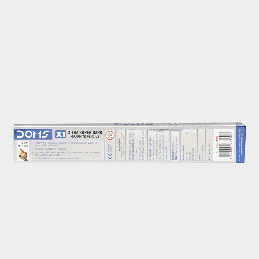 X1 Xtra Super Dark Pencil (Pack of 10), , large image number null
