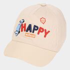 Kids' Beige Canvas Cap, , small image number null