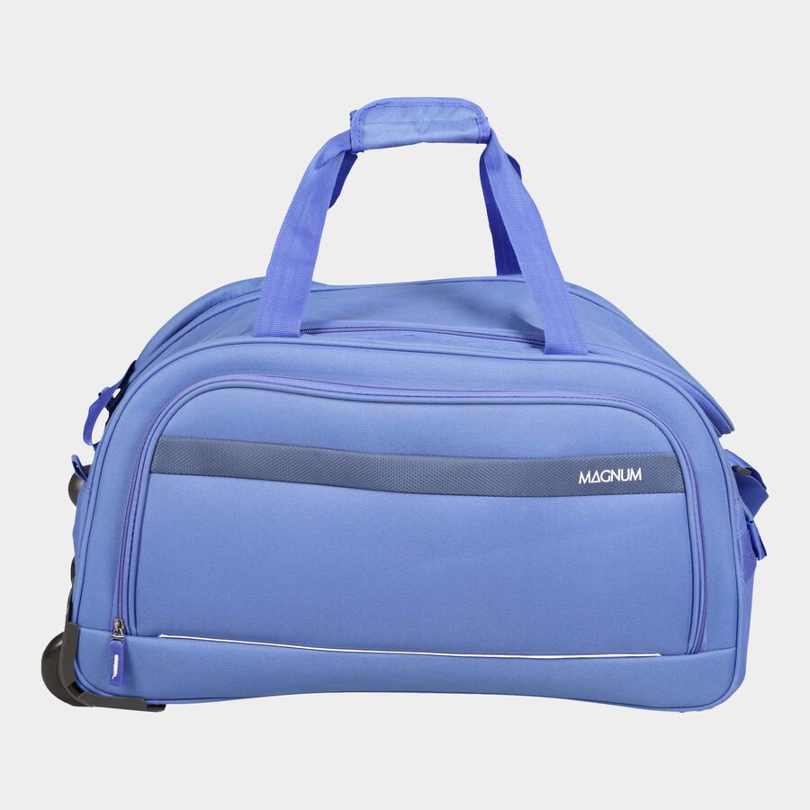 600 D Durable Fabric Duffle Trolley, Blue, 63 cm X 31.5 cm X 38 cm, , large image number null