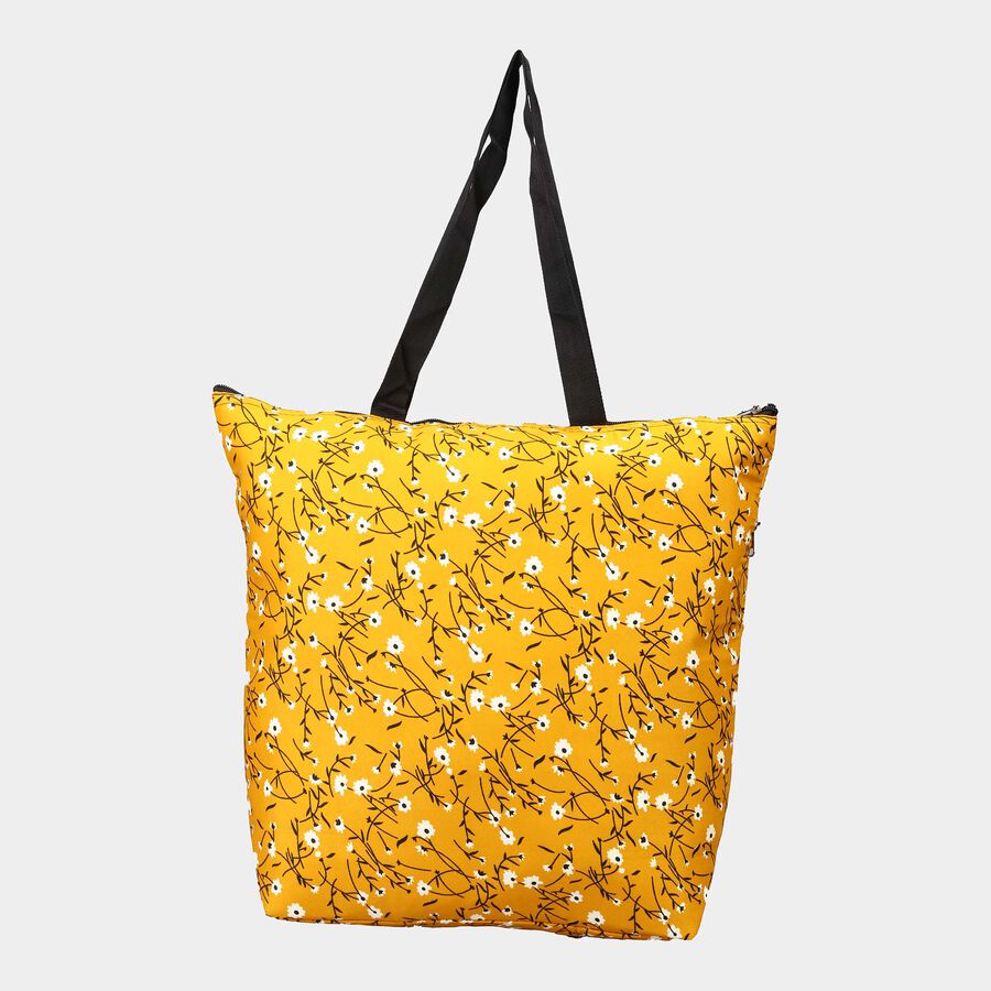 Women's Mustard Fabric Tote Bag, , large image number null
