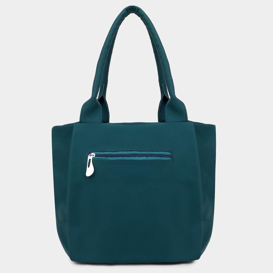 Women's Green Polyurethane Tote Bag, , large image number null