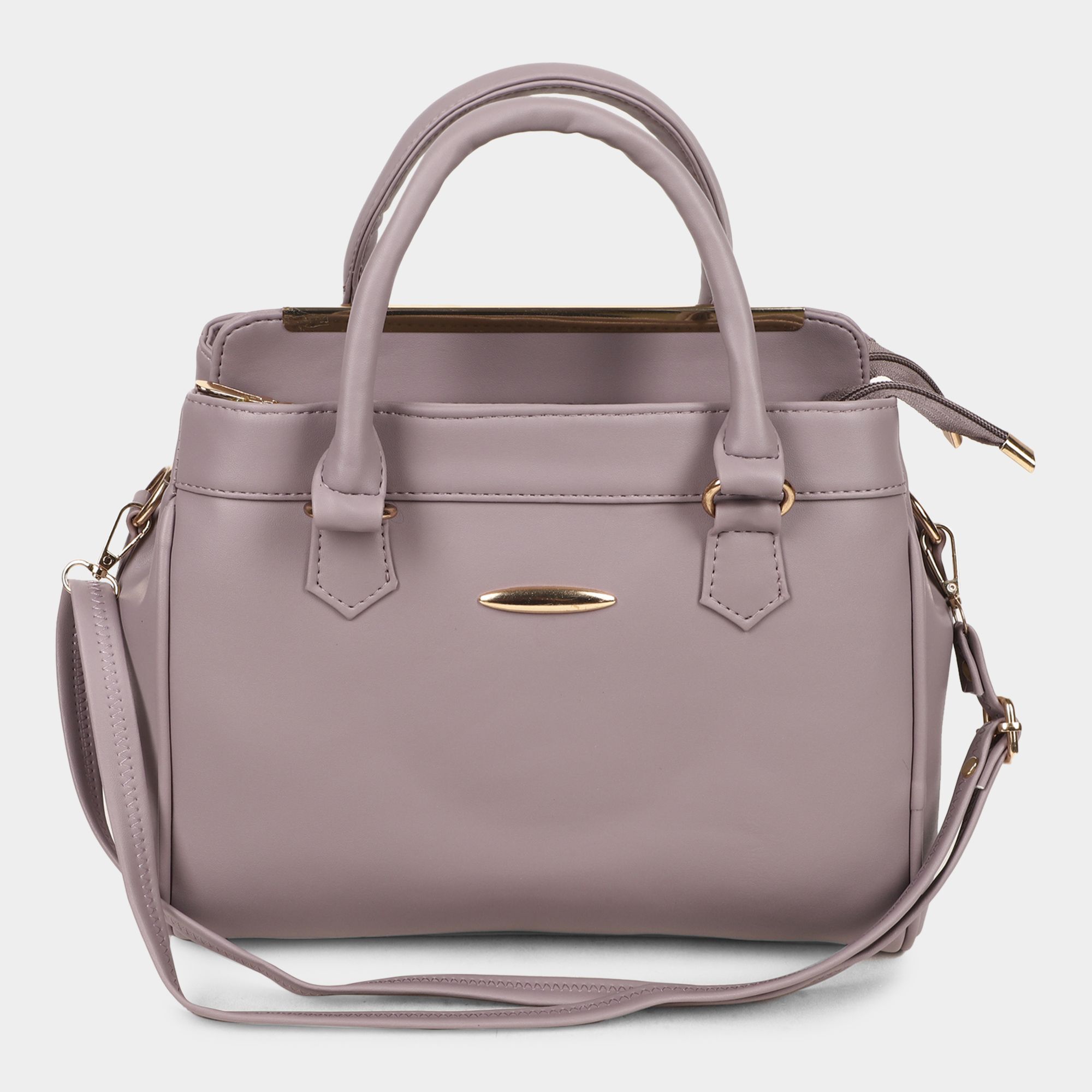 Lucky Charm                         Women's Lilac Polyurethane Tote Bag