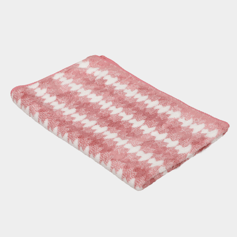 Home Beautiful                         210 GSM Pink Microfiber Hand Towel