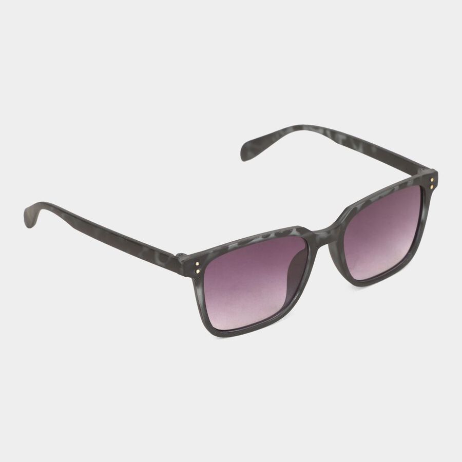 Men's Plastic Gradient Rectangle Sunglasses, , large image number null