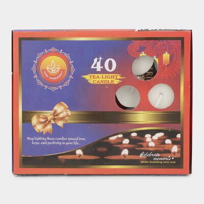 Tea Light Candle 40 Pcs 