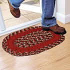 Maroon Polyester Rug, , small image number null