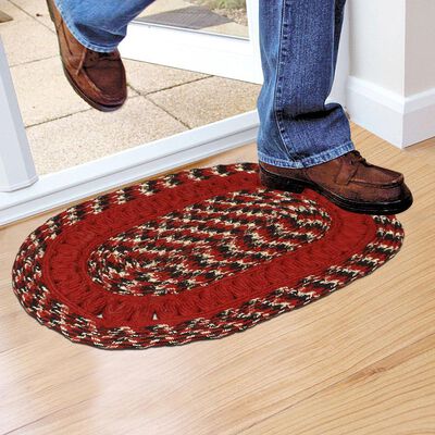 Maroon Polyester Rug
