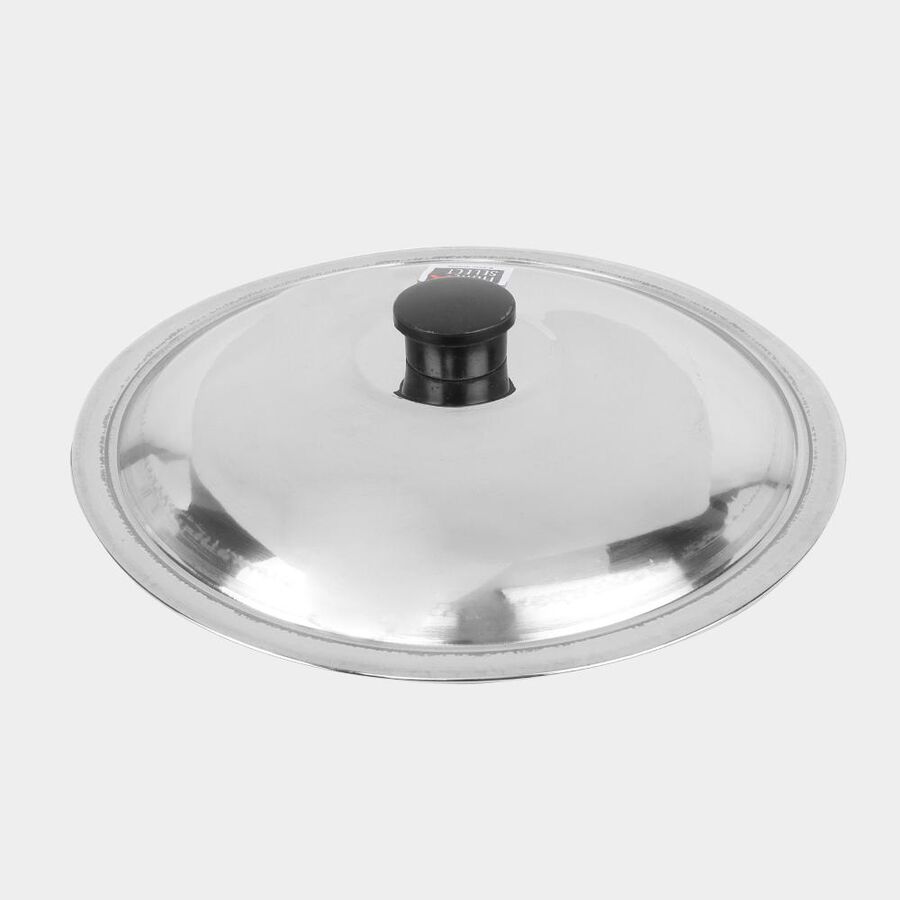 Stainless Steel Multi Purpose Lid (Cover) With Knob - 21cm, , large image number null