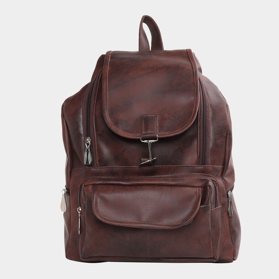 Women Brown Backpack, , large image number null