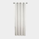 7ft. Bedroom Off-White Linen Eyelet Window Curtains, , small image number null
