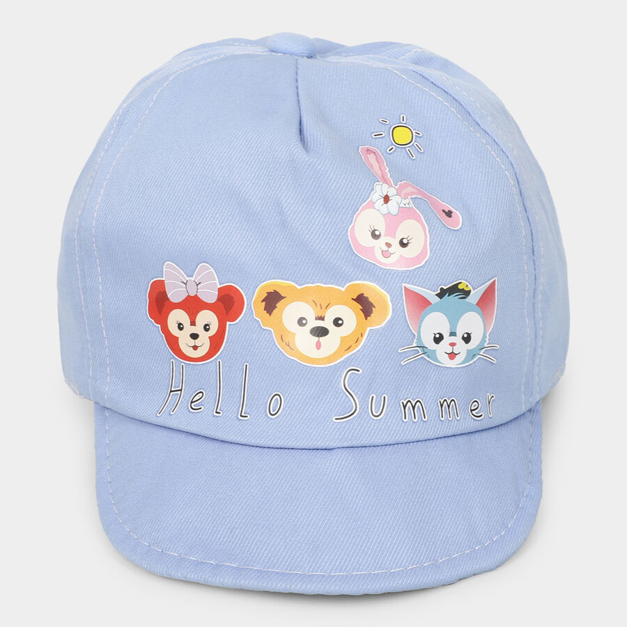 Kid's Blue Fabric Cap, , large image number null