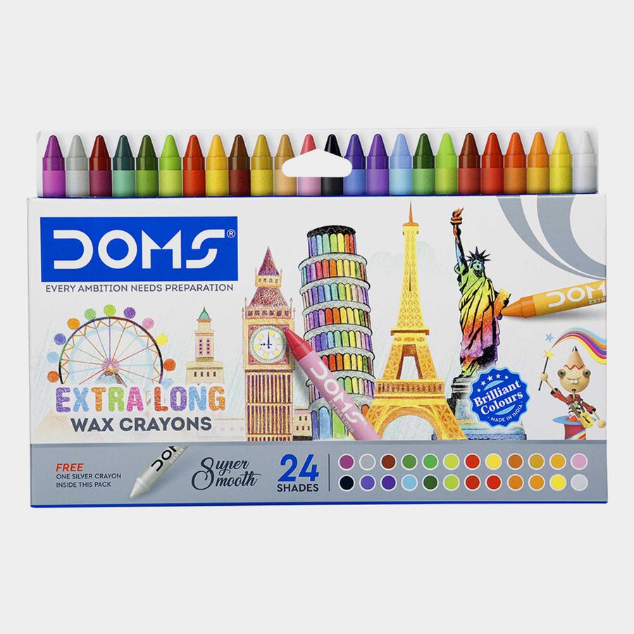 Wax Crayons 24 Shades, , large image number null
