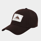 Men's Brown Fabric Cap, , small