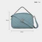 Women's Green Polyurethane Handbag, , small image number null