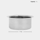 स्टेनलेस स्टील टोप (पतीला) - 17 cm (1.2 लीटर), , small image number null