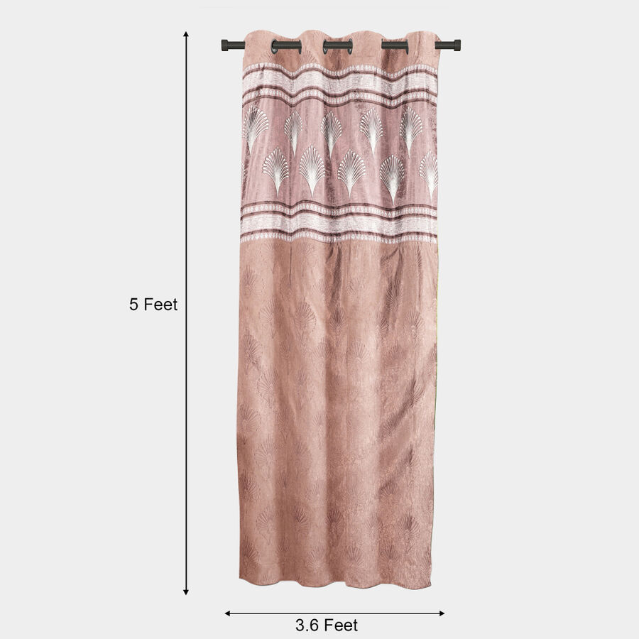 5ft. Brown Polyester Curtain, , large image number null