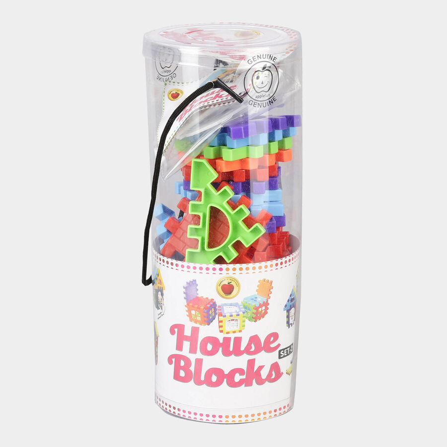 36 Pcs. Plastic House Blocks , , large image number null