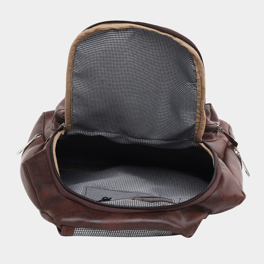 Women Brown Backpack, , large image number null