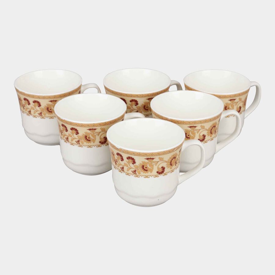 160 ml Bone China Mug, Set of 6, , large image number null