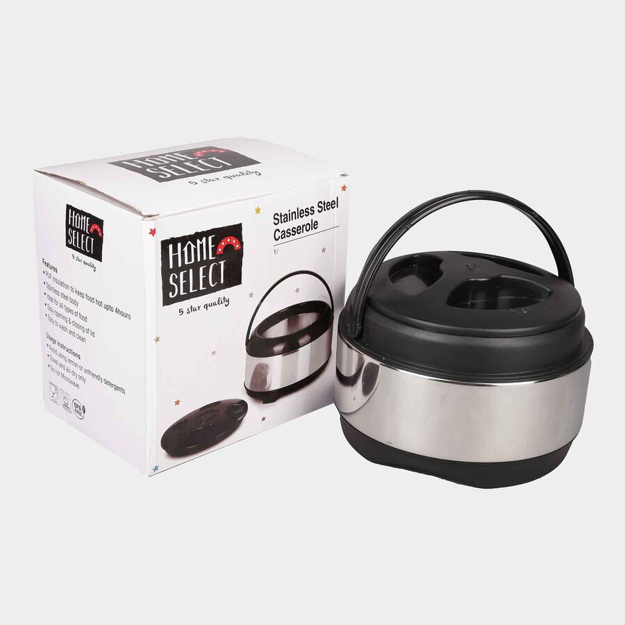 Stainless Steel Insulated Casserole - 1000Ml, , large image number null