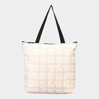 Women's off-White Fabric Tote Bag, , small image number null