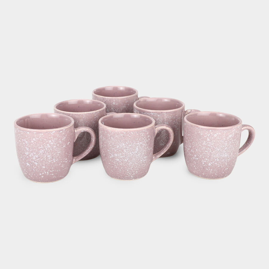 120ml Bone China Mug Set Of 6, , large