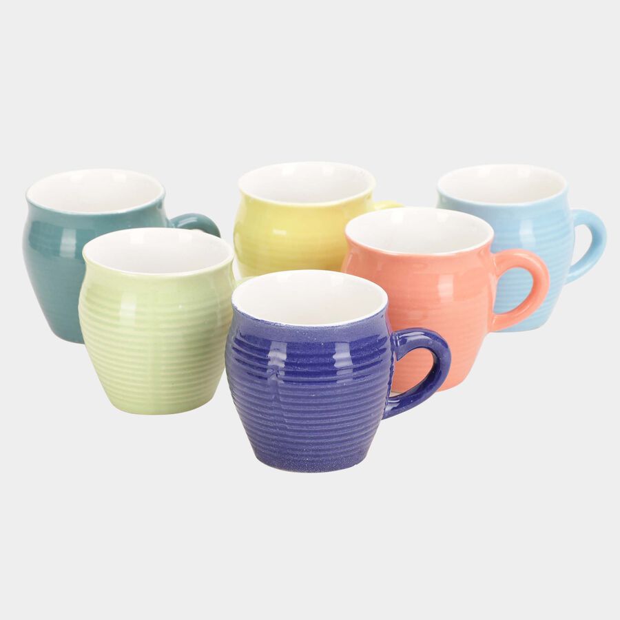 120 ml Stoneware Cup, Set of 6, , large image number null