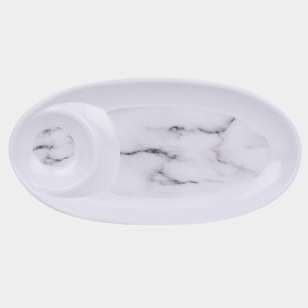 Home Finery                         Melamine Snack Plate