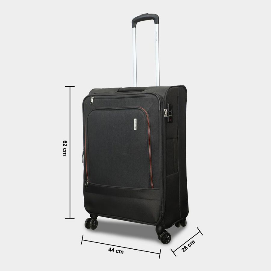 8-Wheel Polyester Soft Case Trolley, Medium, , large image number null