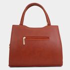 Women's Brown Polyurethane Hand Bag, , small image number null