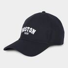 Men's Dark Blue Fabric Cap, , small