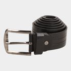 Men's Black Polyurethane Casual Belt, , small image number null