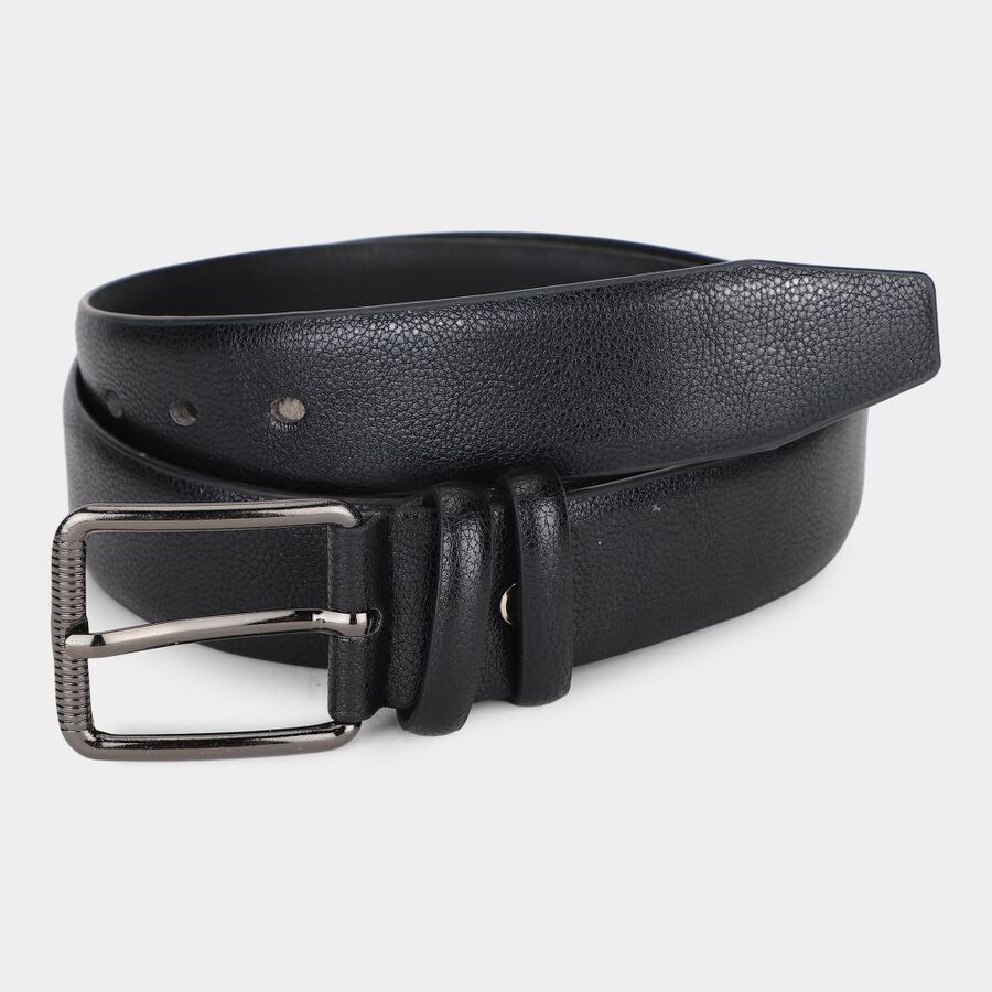 Black Pu Belt, , large