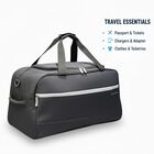 Black Polyester Duffle Trolley, , small image number null