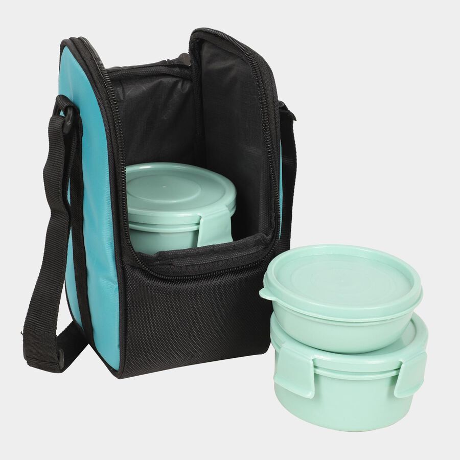 Plastic Lunch Box-4 Container With Bag, , large image number null