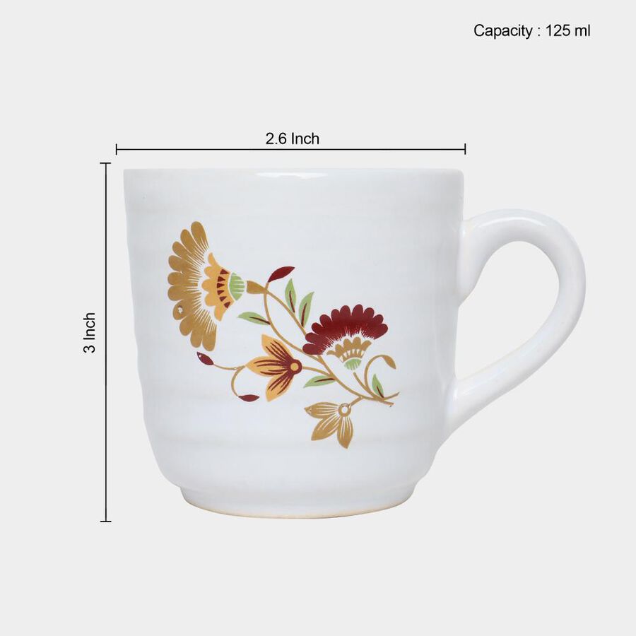 120 ml Stoneware Mug, Set of 6, , large image number null