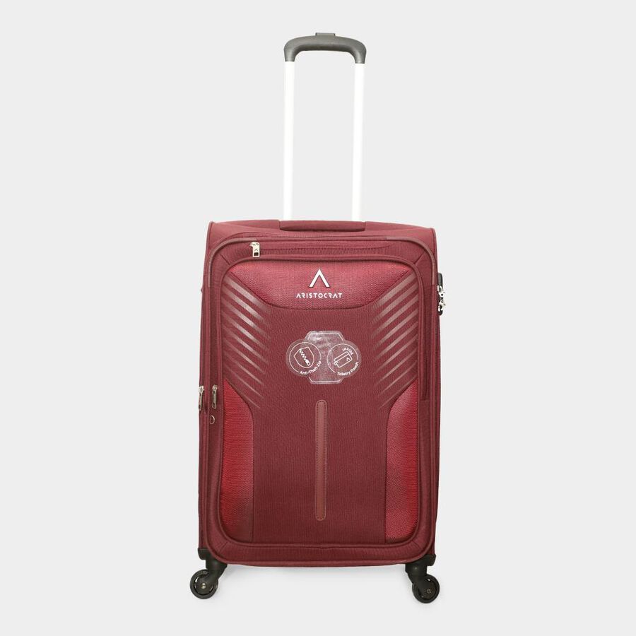4-Wheel Polyester Soft Case Trolley, Medium, , large image number null