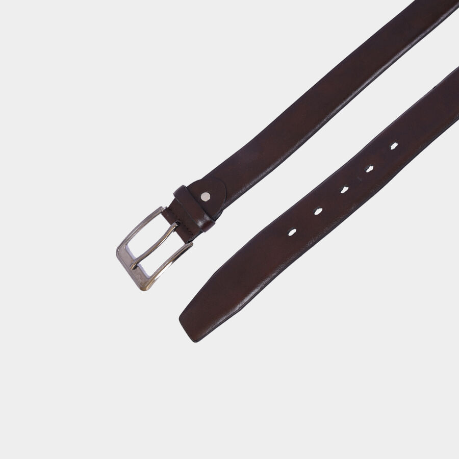 Men's Polyurethane Casual Belt, Size 40, Smooth/Plain, , large image number null