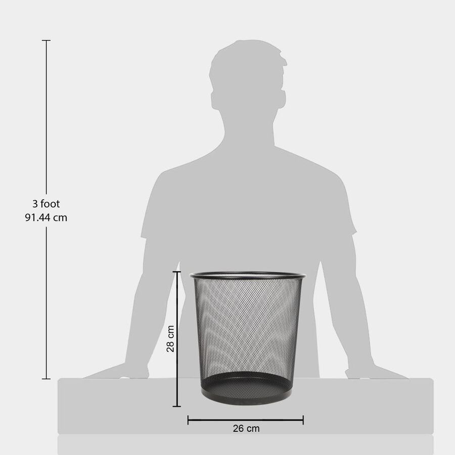 18 L Mesh Steel Dustbin, , large image number null