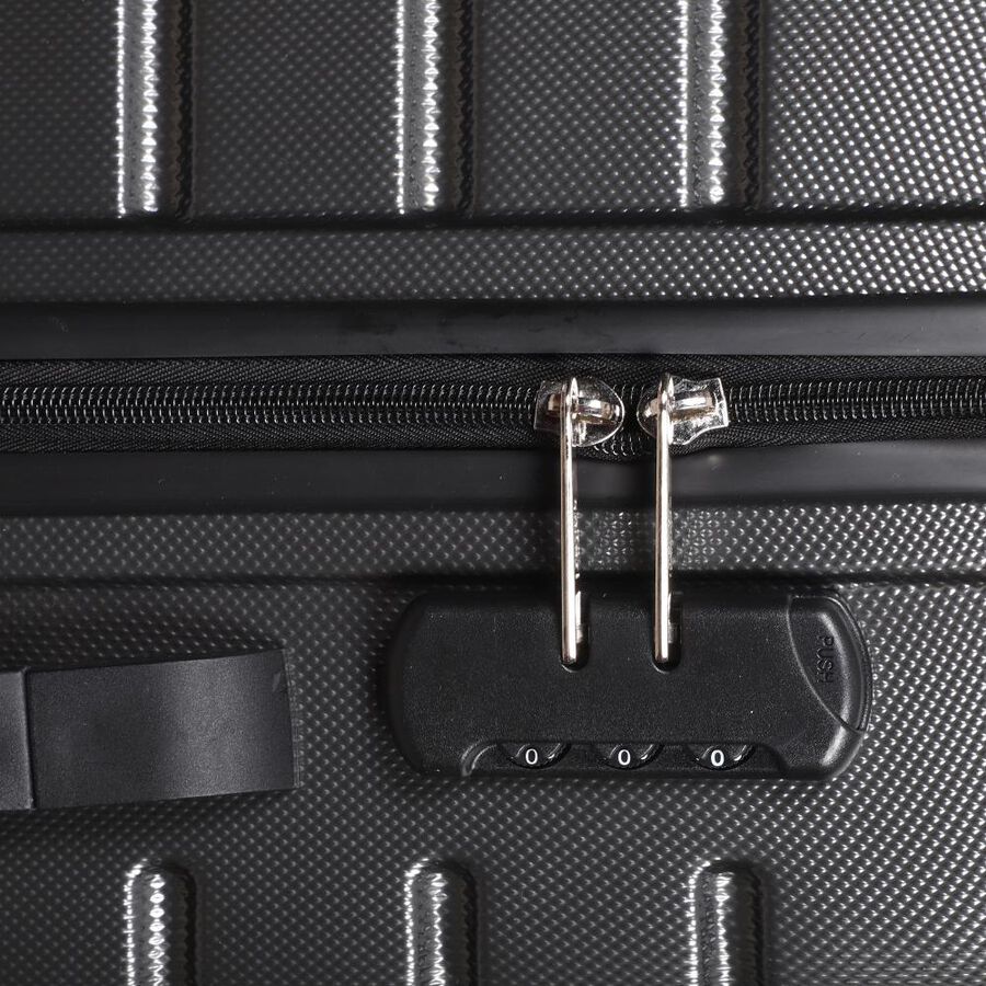 8-Wheel Dark Grey Polycarbonate Hard Case Trolley, Medium, , large image number null