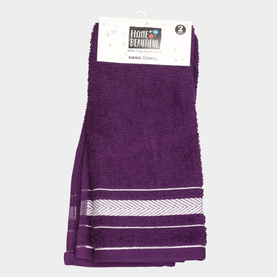 380 GSM Wine Cotton Hand Towel, , large