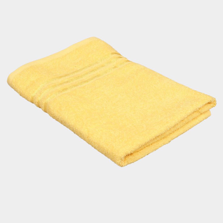 300 GSM Yellow Cotton Bath Towel, , large image number null