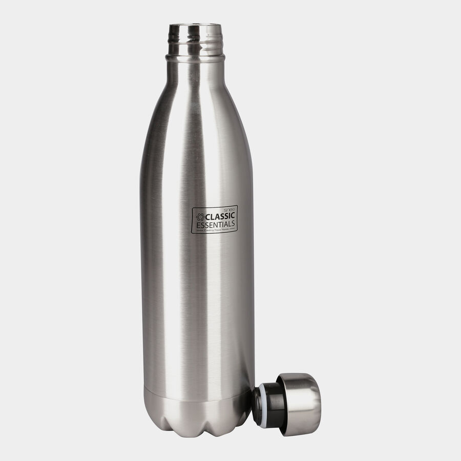 स्टेनलेस स्टील इंसुलेटेड पानी की बोतल (1 लीटर), , large image number null