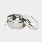 Stainless Steel Clip Tiffin Lunch Box With Steel Separator Plate, , small image number null