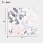 Grey Cotton Double Bedsheet, , small image number null